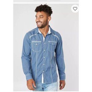 Bke Men’s Cole Standard Shirt Medium